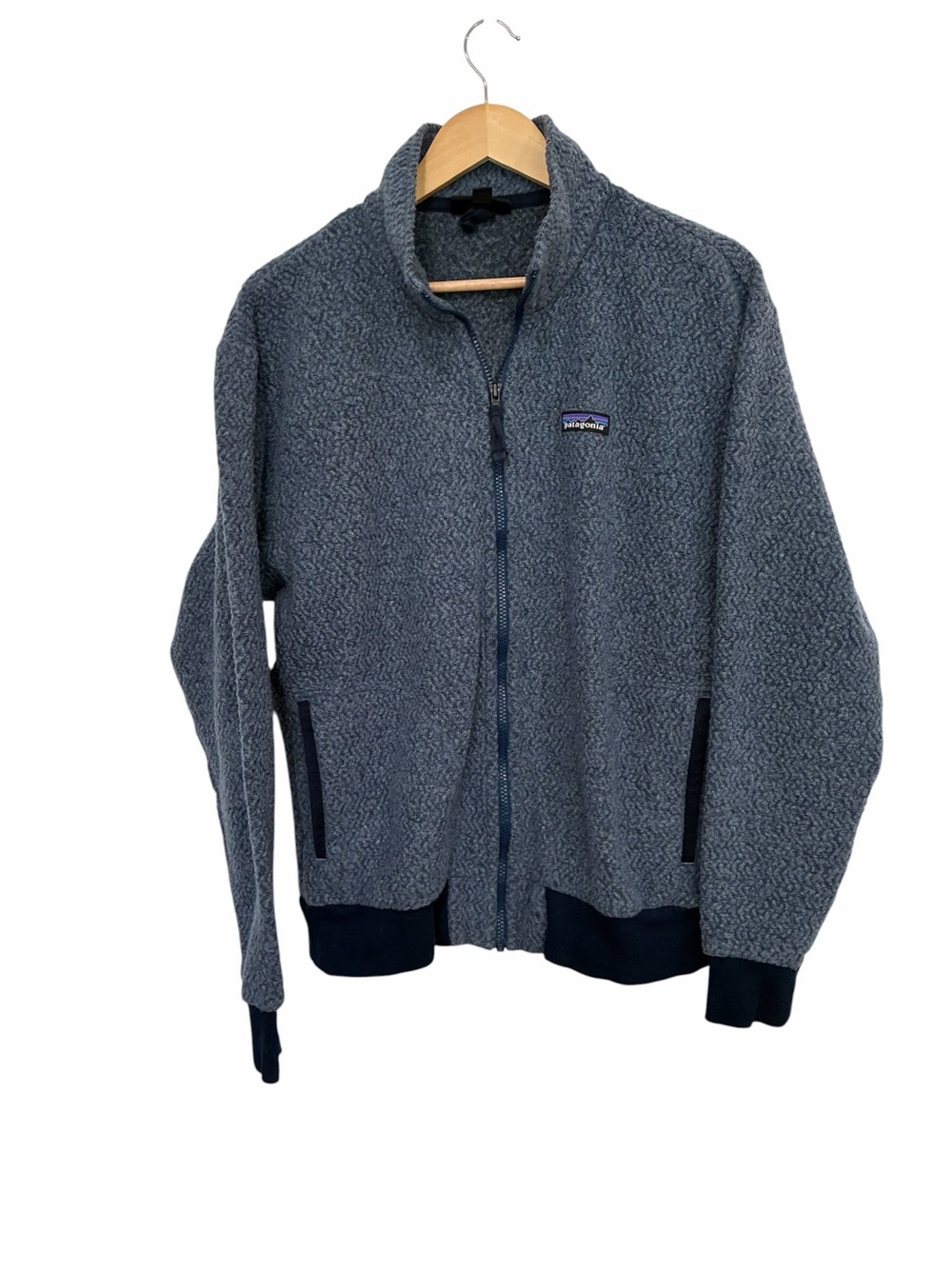Patagonia Gray Teddy Fleece Jacket